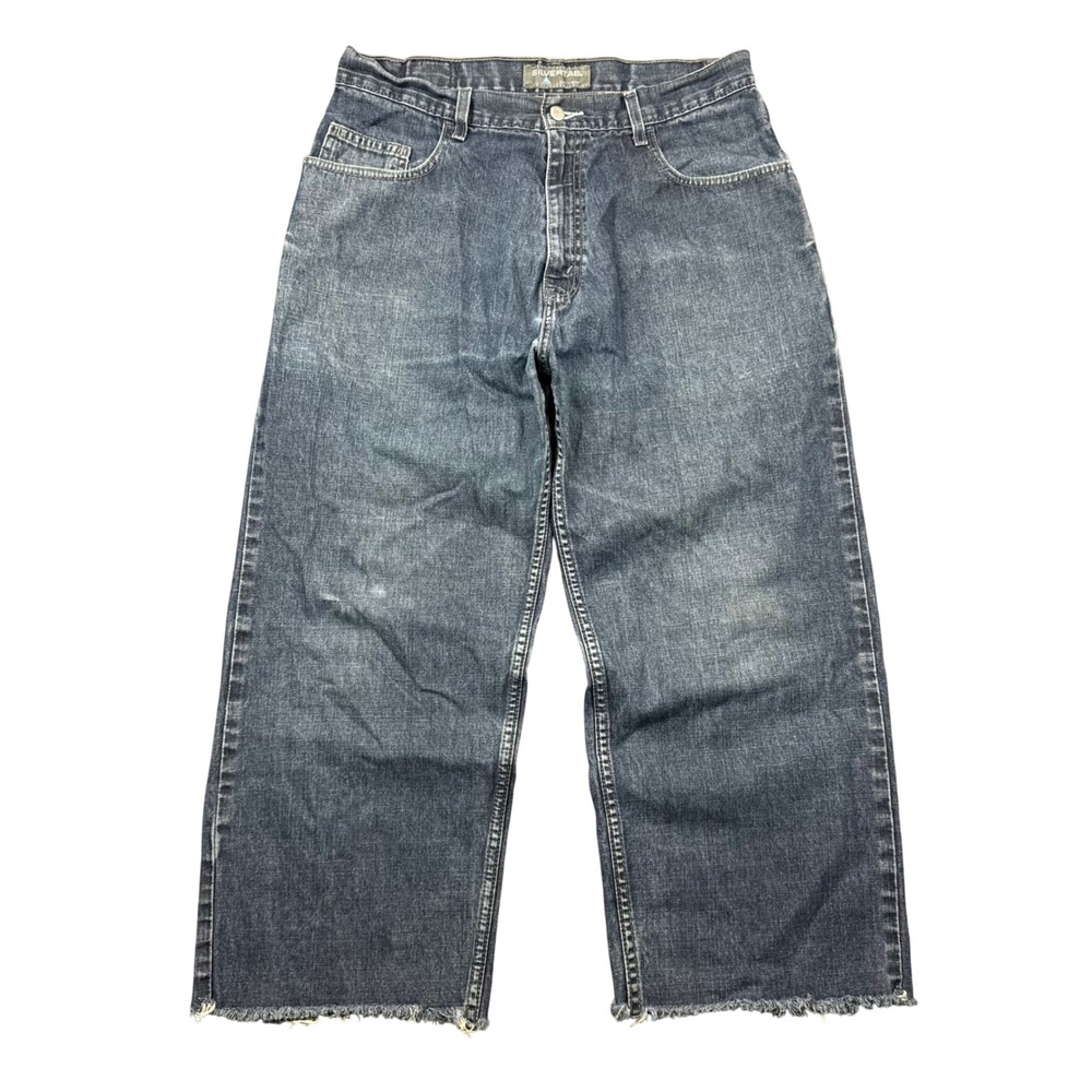 Vintage‎ Y2K Levis SilverTab Oversized Fit Baggy Jeans Men 33x30 (33x25) Blue